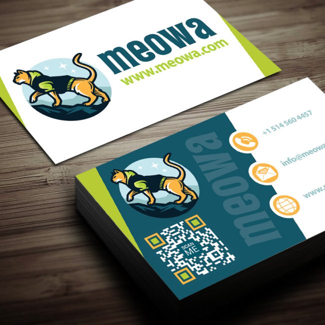 Meowa Business Card Design